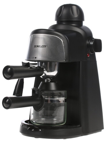 Купить Кофеварка рожковая Scarlett SC-037 черный  0179789. Характеристики, отзывы и цены в Донецке