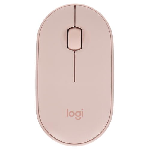 Купить Мышь беспроводная Logitech Pebble M350 [910-005717 / 910-005575] розовый  5052532. Характеристики, отзывы и цены в Донецке