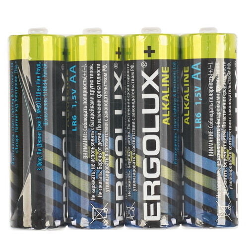 Купить Батарейка Ergolux Alkaline BP-24 AA (LR6/ER14505/FR6/R6P)  5617132. Характеристики, отзывы и цены в Донецке