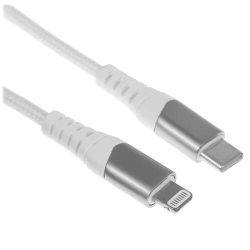 Купить Кабель круглый KEYRON Lightning 8-pin MFI - USB Type-C белый 1.5 м  4823543. Характеристики, отзывы и цены в Донецке