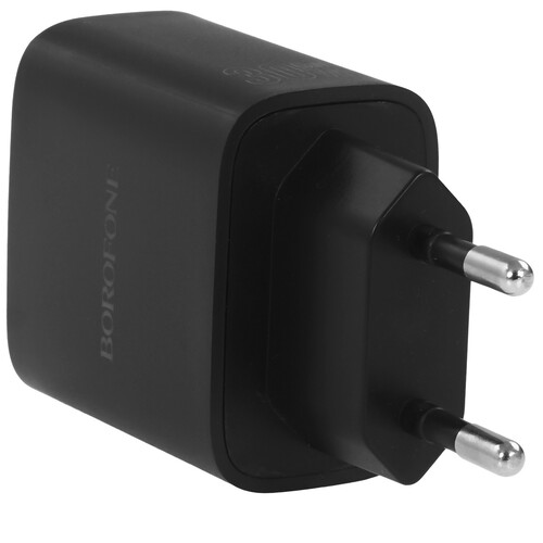 Купить Сетевое зарядное устройство Borofone BA98A черный  5639708. Характеристики, отзывы и цены в Донецке
