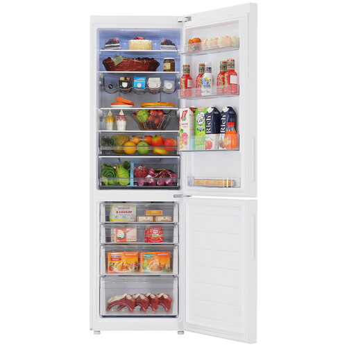 Купить Холодильник с морозильником   Haier C2F636CWRGU1 белый  5463901. Характеристики, отзывы и цены в Донецке