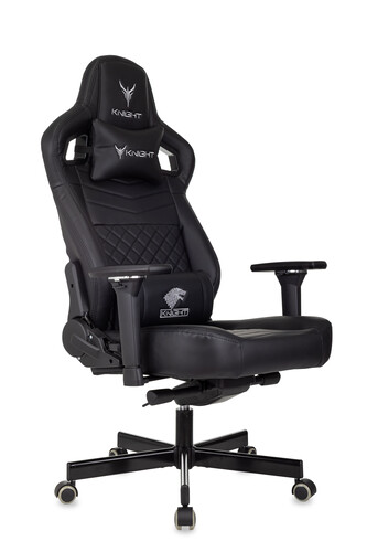 Купить Кресло игровое Knight Hunter BL-PU черный  5469426. Характеристики, отзывы и цены в Донецке