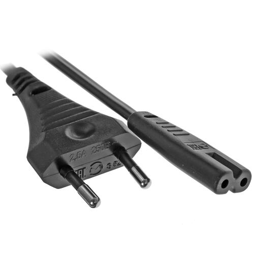 Купить Кабель питания Power Cube IEC 320 C7 - CEE 7/16  1609645. Характеристики, отзывы и цены в Донецке