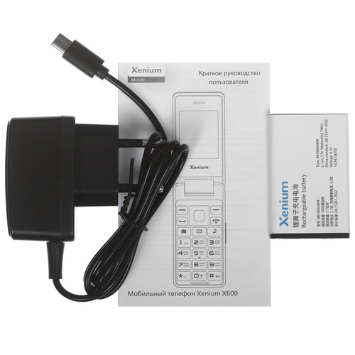 Купить Сотовый телефон Xenium X600 красный  9114195. Характеристики, отзывы и цены в Донецке