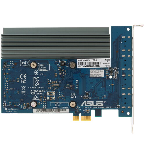 Купить Видеокарта ASUS GeForce GT 730 [GT730-4H-SL-2GD5]  4872795. Характеристики, отзывы и цены в Донецке