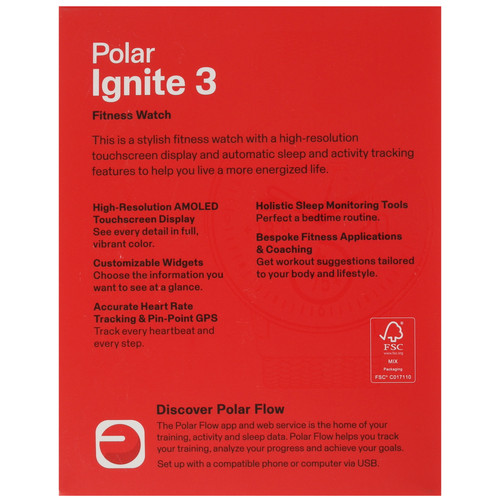 Купить Спортивные часы Polar Ignite 3  5641956. Характеристики, отзывы и цены в Донецке