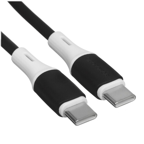 Купить Кабель круглый Borofone USB Type-C - USB Type-C черный 1 м  9237984. Характеристики, отзывы и цены в Донецке