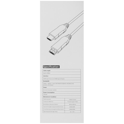 Купить Кабель однонаправленный iOpen HDMI - HDMI, 20 м  5471742. Характеристики, отзывы и цены в Донецке