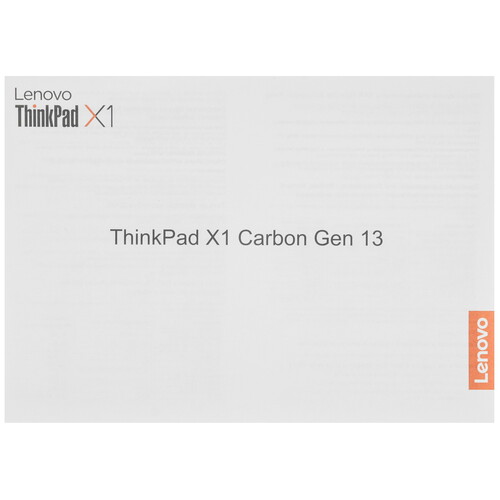 Купить 14" Ноутбук Lenovo ThinkPad X1 Carbon Gen 13 Aura Edition черный  5637335. Характеристики, отзывы и цены в Донецке