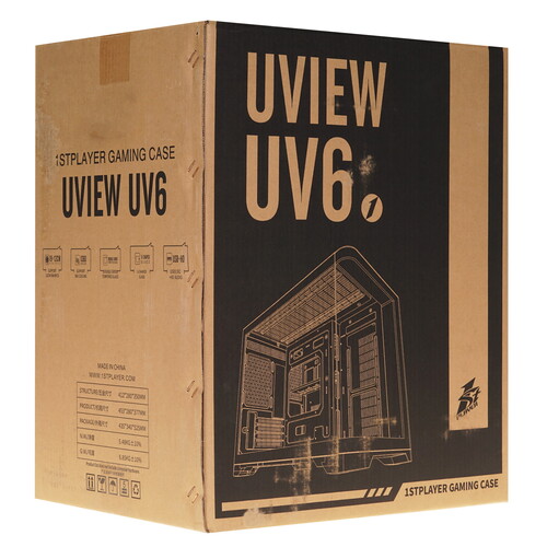 Купить Корпус 1STPLAYER UVIEW UV6  5481483. Характеристики, отзывы и цены в Донецке