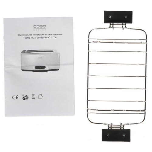 Купить Тостер CASO Inox 2 серебристый  8117469. Характеристики, отзывы и цены в Донецке