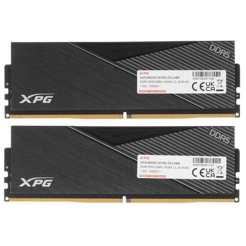 Купить Оперативная память ADATA XPG Lancer [AX5U6000C3016G-DCLABK] 32 ГБ  5096474. Характеристики, отзывы и цены в Донецке
