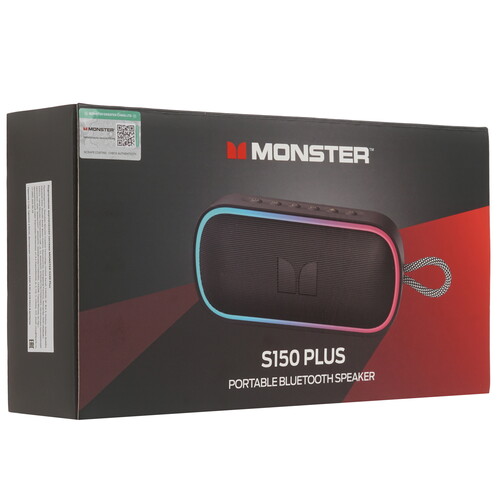 Купить Портативная колонка MONSTER S150 Plus, черный  5636552. Характеристики, отзывы и цены в Донецке