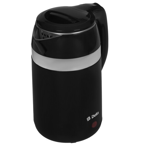 Купить Электрочайник DELTA DL-1116 черный  9235546. Характеристики, отзывы и цены в Донецке
