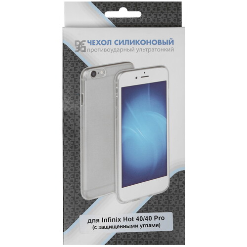Купить Накладка  DF для Infinix HOT 40/ HOT 40 Pro прозрачный  5466972. Характеристики, отзывы и цены в Донецке