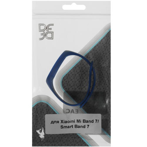 Купить Ремешок DF для Xiaomi Smart Band 7 синий  5068059. Характеристики, отзывы и цены в Донецке