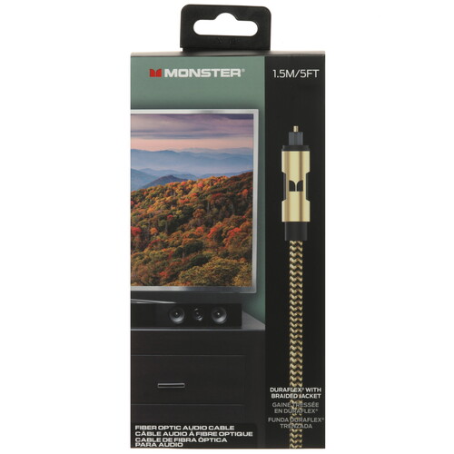 Купить Кабель оптический  Monster ODT Toslink - ODT Toslink золотистый  5497367. Характеристики, отзывы и цены в Донецке