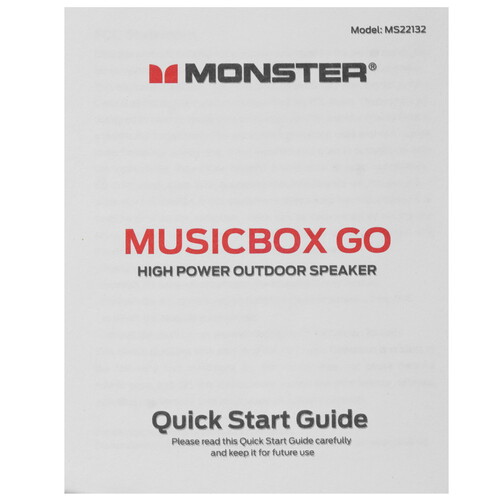 Купить Портативная аудиосистема MONSTER Musicbox Go, черный  9309098. Характеристики, отзывы и цены в Донецке