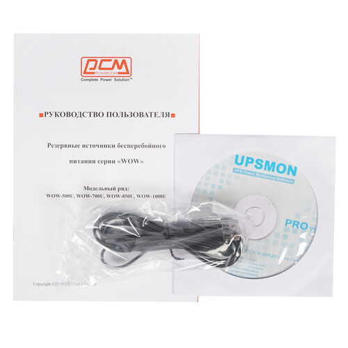 Купить ИБП Powercom WOW-1000U  0107640. Характеристики, отзывы и цены в Донецке