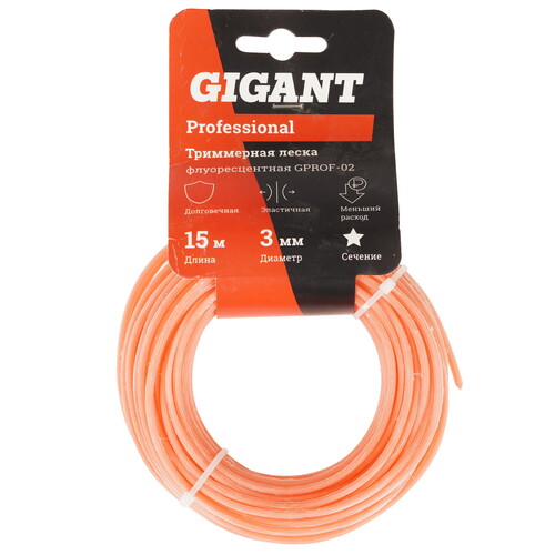 Купить Леска для триммеров Gigant Professional GPROF-02  5486121. Характеристики, отзывы и цены в Донецке