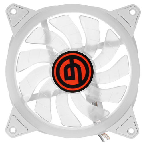 Купить Вентилятор GiNZZU 12LW4 [LED12LW4] белый  9230094. Характеристики, отзывы и цены в Донецке