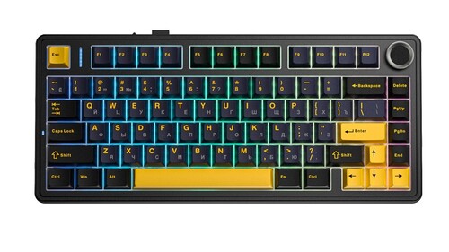 Купить Клавиатура проводная + беспроводная AULA F75  9096842. Характеристики, отзывы и цены в Донецке