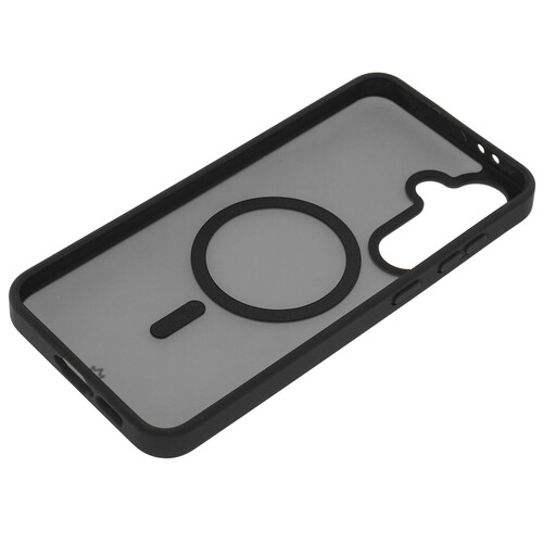 Купить Накладка  VLP Moon Case для Samsung Galaxy S24 FE черный/прозрачный  5497771. Характеристики, отзывы и цены в Донецке