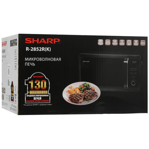 Купить Микроволновая печь Sharp R2852RK черный  1109724. Характеристики, отзывы и цены в Донецке