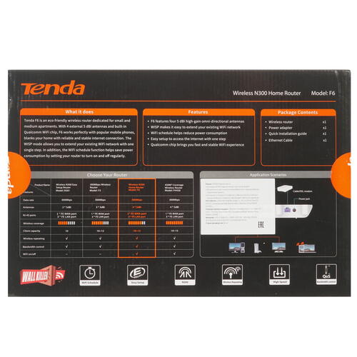 Купить Wi-Fi роутер Tenda F6  4803824. Характеристики, отзывы и цены в Донецке