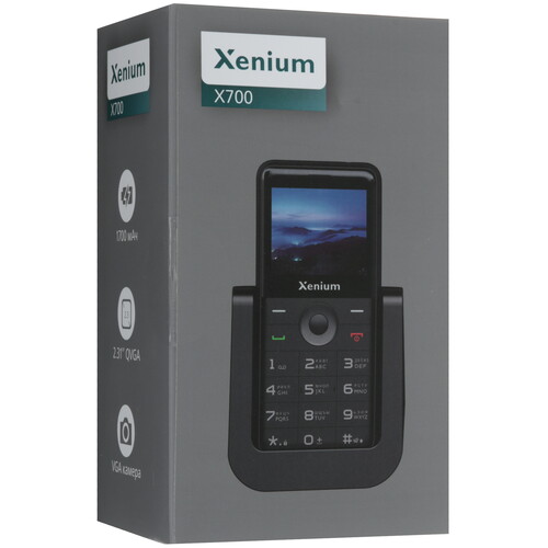 Купить Сотовый телефон Xenium X700 красный  9230832. Характеристики, отзывы и цены в Донецке
