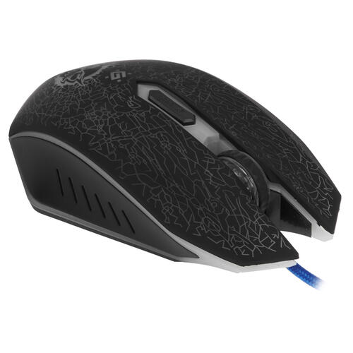Купить Мышь проводная Defender SHOCK GM-110L черный + коврик  8106330. Характеристики, отзывы и цены в Донецке
