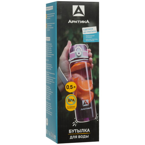 Купить Бутылка для воды Арктика 720-500 розовый  9138450. Характеристики, отзывы и цены в Донецке