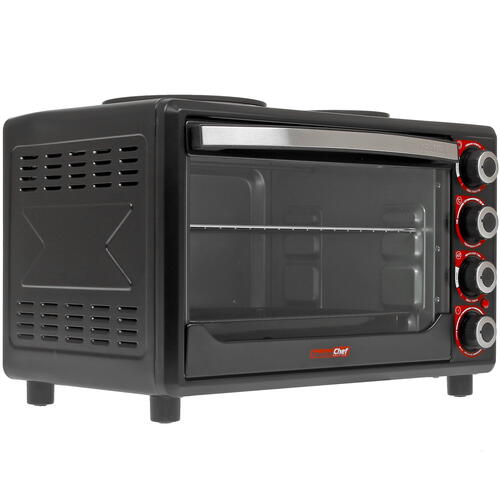 Купить Мини-печь Centek CT-1530-36 PLATE черный  1114276. Характеристики, отзывы и цены в Донецке