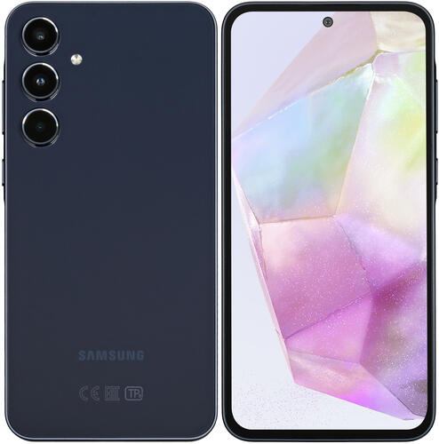 Купить 6.6" Смартфон Samsung Galaxy A35 128 ГБ синий  5463118. Характеристики, отзывы и цены в Донецке