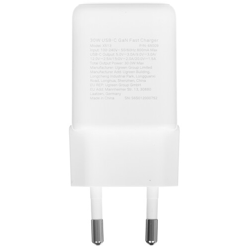 Купить Сетевое зарядное устройство Ugreen X513 белый  5626003. Характеристики, отзывы и цены в Донецке