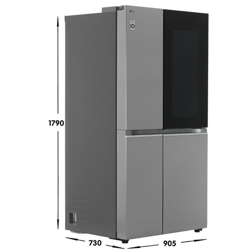 Купить Холодильник Side by Side   LG GC-Q257CAFV серебристый  5451386. Характеристики, отзывы и цены в Донецке