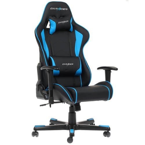 Купить Кресло игровое DXRacer OH/FE08/NB черный  1104786. Характеристики, отзывы и цены в Донецке