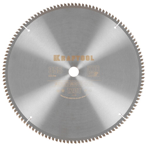 Купить Диск пильный KRAFTOOL Multi Material 36953-355-25.4  9173753. Характеристики, отзывы и цены в Донецке