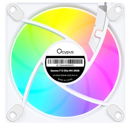 Купить Вентилятор Ocypus Gamma F12 Elite ARGB [Gamma-F12-WH1AM00E-GL] белый  5632328. Характеристики, отзывы и цены в Донецке