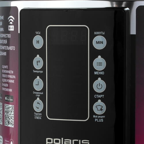 Купить Мультиварка Polaris PMC 0528 Wi-FI IQ Home черный  5330078. Характеристики, отзывы и цены в Донецке