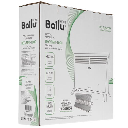Купить Конвектор Ballu Camino Eco Turbo BEC/EMT-1000  8157180. Характеристики, отзывы и цены в Донецке