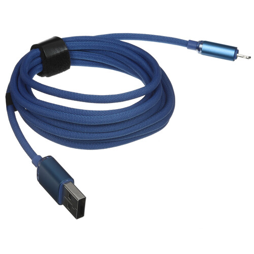 Купить Кабель круглый Baseus Lightning 8-pin - USB 2.0 Type-A синий 2 м  9167054. Характеристики, отзывы и цены в Донецке