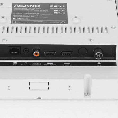 Купить 23.6" (60 см) Телевизор Asano 24LH5011T белый  9229446. Характеристики, отзывы и цены в Донецке