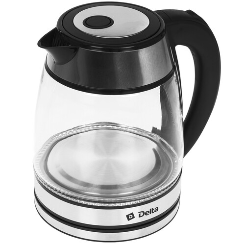Купить Электрочайник DELTA DL-1120 серый  9233363. Характеристики, отзывы и цены в Донецке