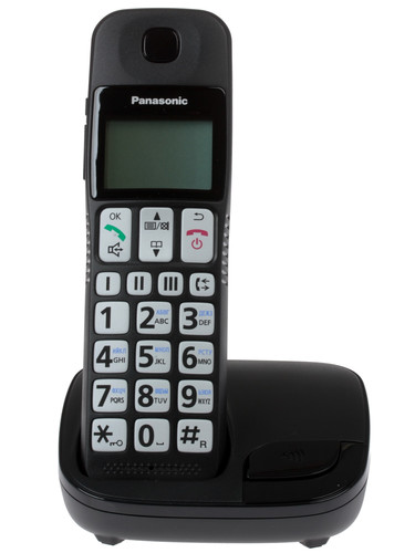 Купить Телефон беспроводной (DECT) Panasonic KX-TGE110RUB  7984725. Характеристики, отзывы и цены в Донецке