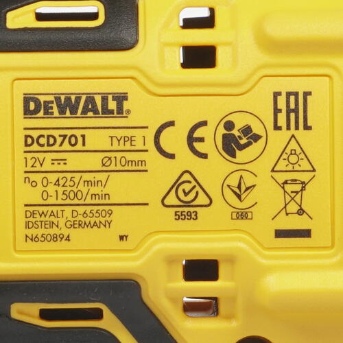 Купить Дрель-шуруповерт DeWalt DCD701D2 XR 10.8/12V  8158027. Характеристики, отзывы и цены в Донецке