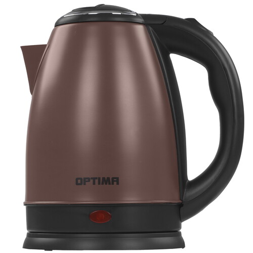 Купить Электрочайник OPTIMA EK-1808SS коричневый  9269573. Характеристики, отзывы и цены в Донецке
