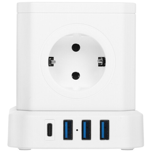 Купить Сетевой фильтр AGNI TP-VE4U5E-C белый  9289305. Характеристики, отзывы и цены в Донецке