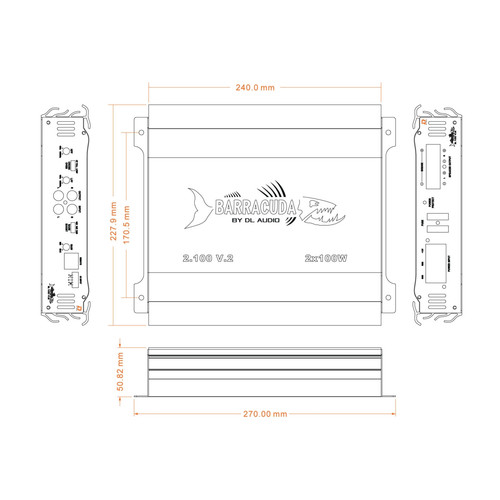 Купить Усилитель DL Audio Barracuda 2.100 V.2  9285884. Характеристики, отзывы и цены в Донецке